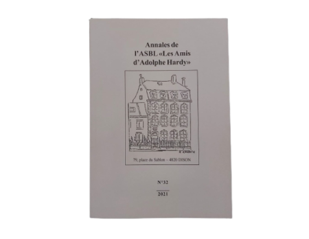 Annales de l'ASBL "Les Amis d'Adolphe Hardy"